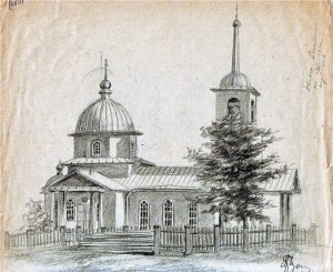Рисунок церкви